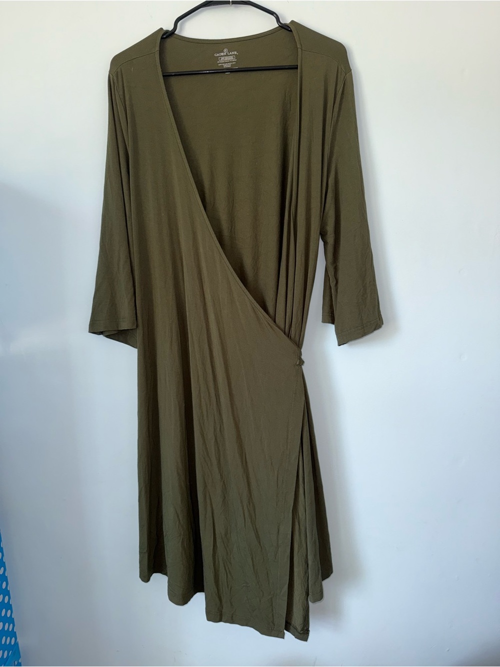 Caden Lane Olive Wrap Midi